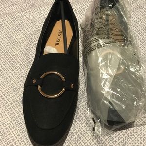 Just fab black loafers